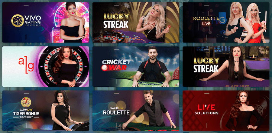 Sekcja kasyna w 22Bet