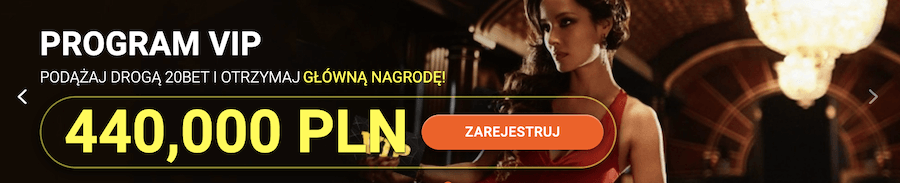 Program VIP w kasynie 20Bet