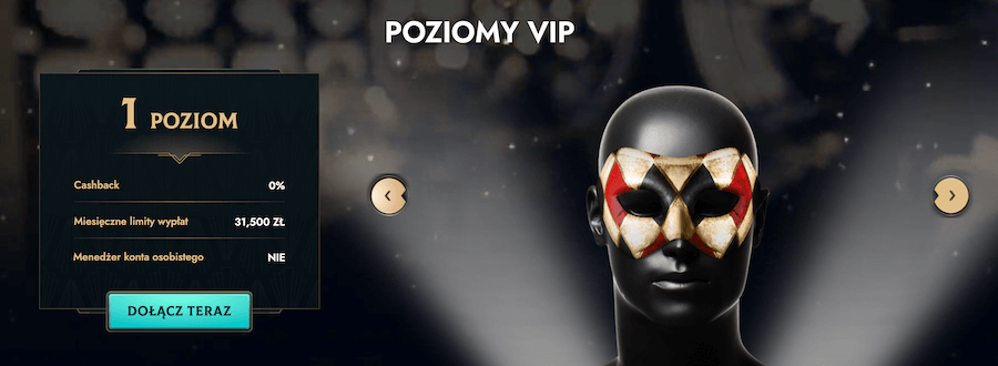 Program VIP w Dolly Casino