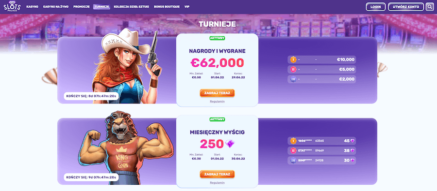 Slots Palace Turnieje