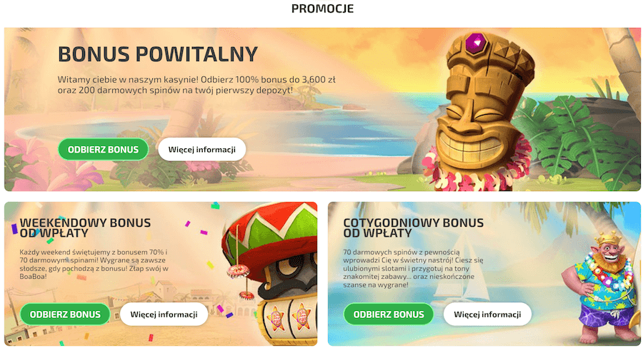 Promocje w BoaBoa