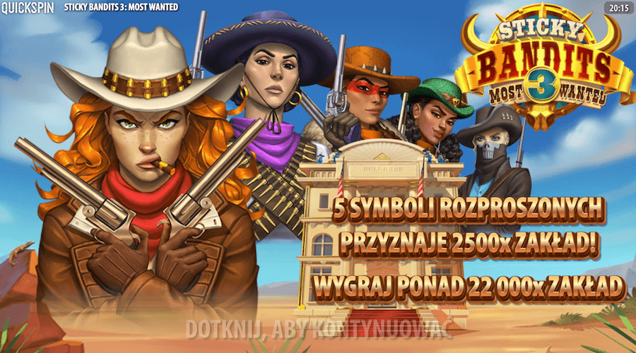 Gra Sticky Bandits 3: Most Wanted w All In Casino