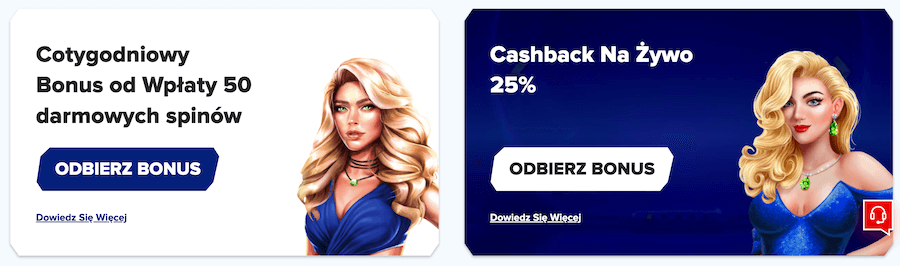 Darmowe spiny i cashback w kasynie Sportaza