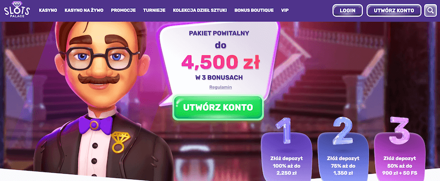 Bonus powitalny w Slots Palace