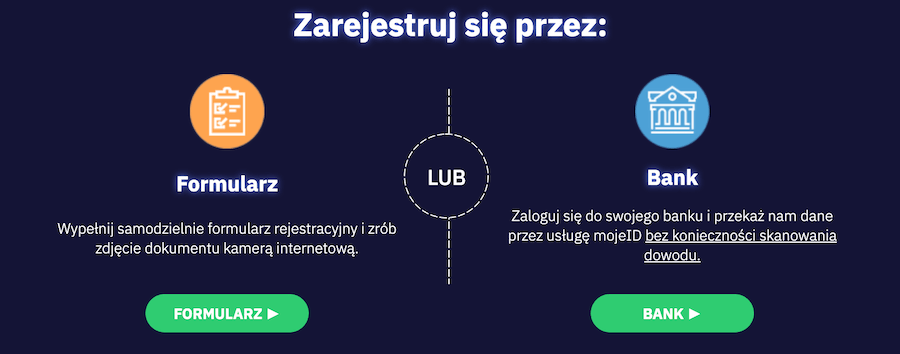 Rejestracja konta w Total Casino