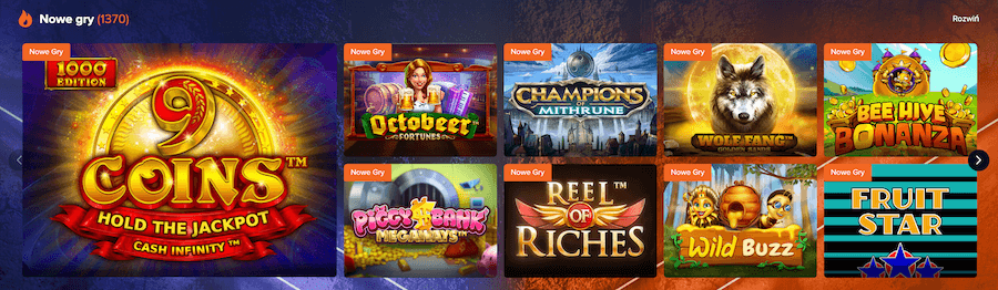 Gry w Casino Mega