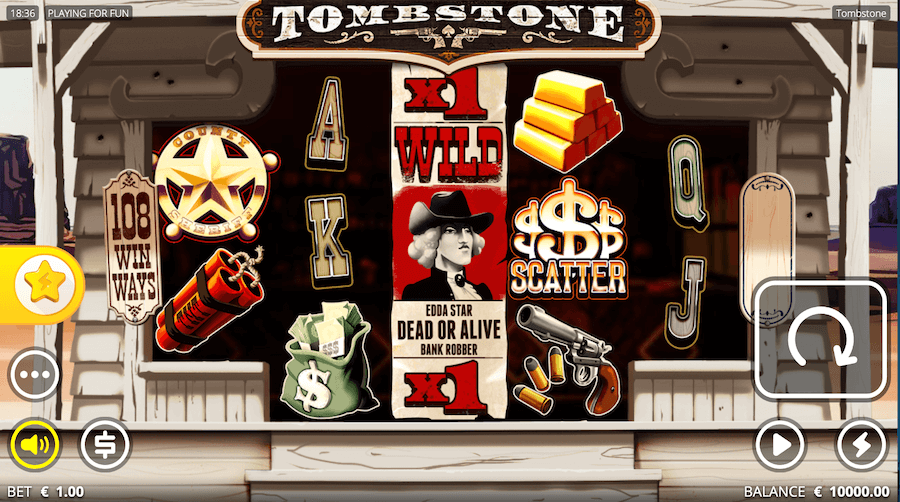 Gra Tombstone w kasynie Winstoria