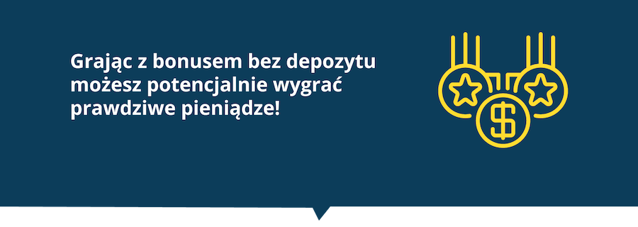 Bonus bez depoytu - wygrane gotowkowe