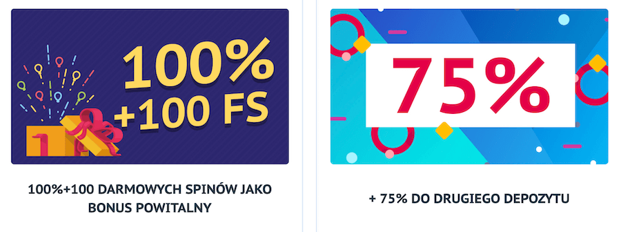 Bonus powitalny od pierwszego i drugiego depozytu