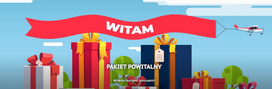 Pakiet powitalny w kasynie SpinCity