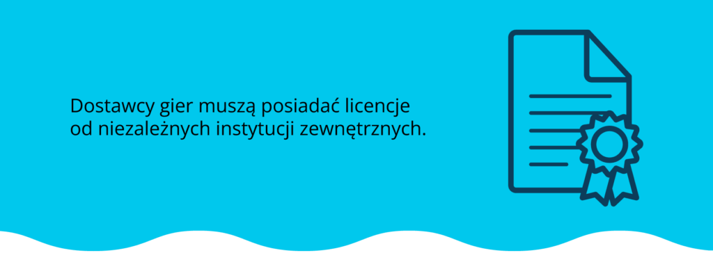 Licencje dostawców gier