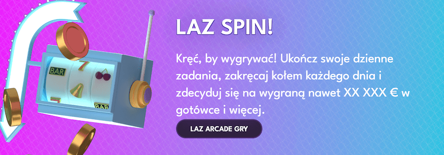 Laz Spin turniej kasynowy