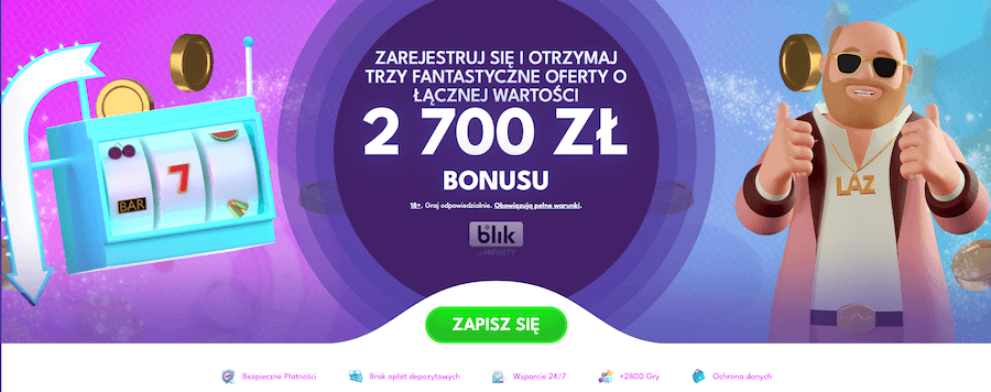 Strona główna kasyna Laz Vegas