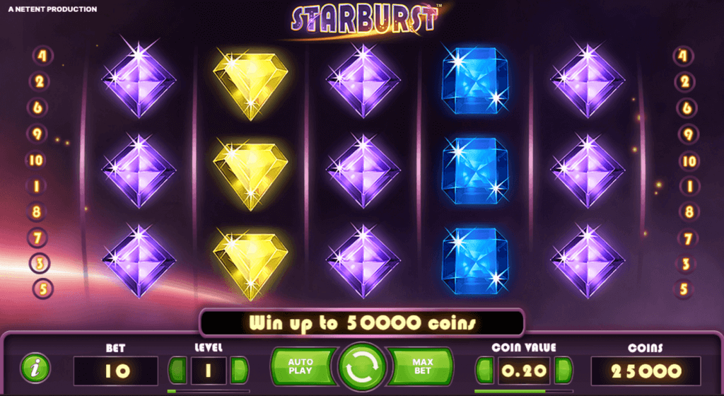 Wygraj do 50 000 żetonów w Starburst