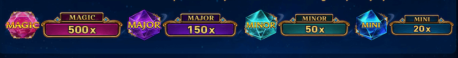 4 symbole jackpot w Magic Spins.