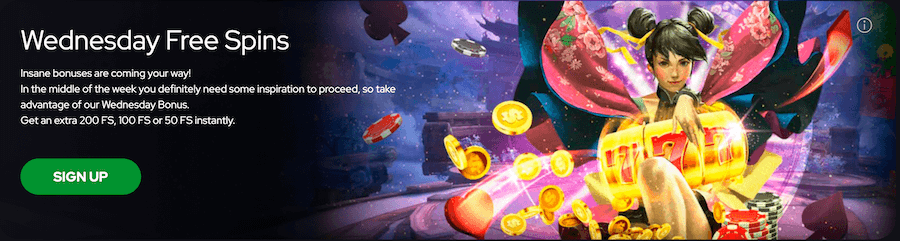 Bonus Wednesday Free Spins w KatsuBet.
