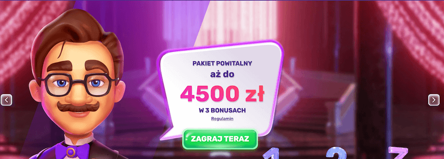 Bonus powitalny = bonus dopasowania od depozytu w SlotsPalace.