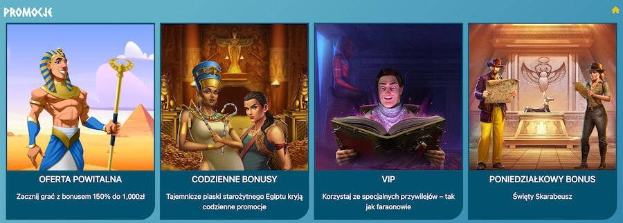 4 promocje w Amon Casino