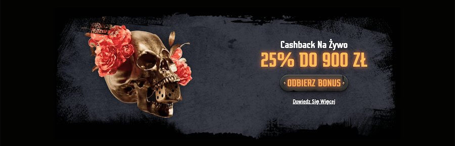 Cashback na żywo w House of Spades.