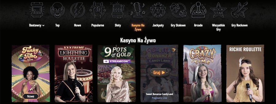 Kasyno na żywo w Hosue of Spades.