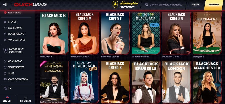 QuickWin - blackjack