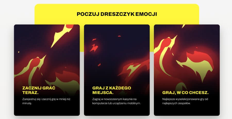 Atuty kasyna Firespin