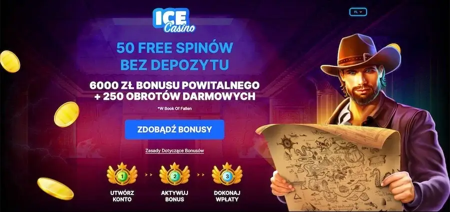 Darmowe spiny bez depozytu w IceCasino