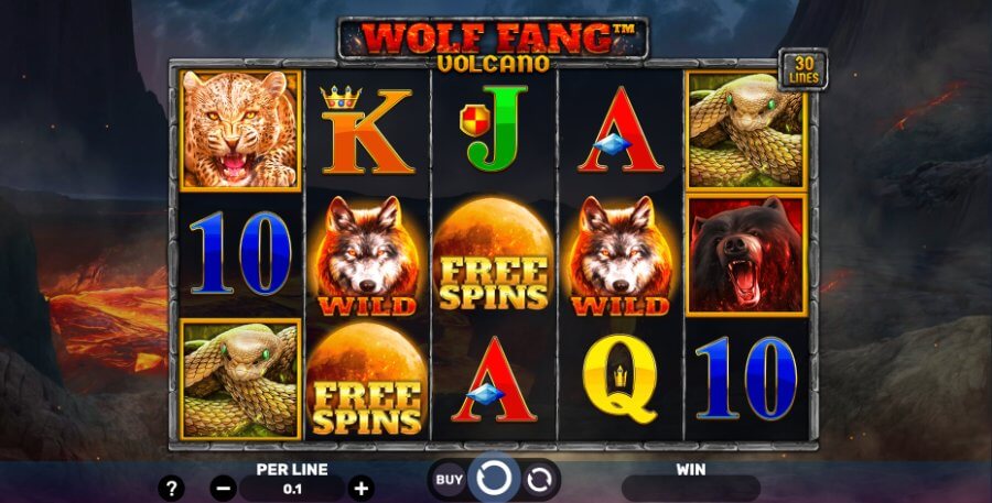 Gra Wolf Fang Volcano w LightCasino