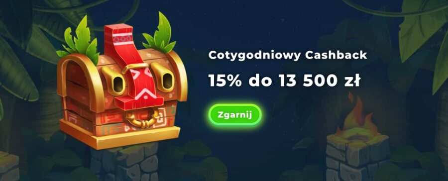 Cashback w kasynie Wazamba