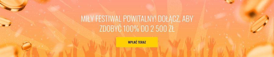 Bonus powitalny CasinoFest.