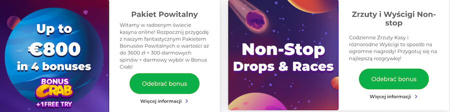 Pakiet powitalny AlfCasino.