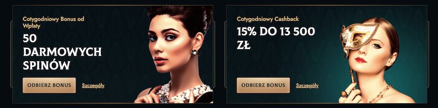 Przykładowe 2 bonusy w Dolly Casino.