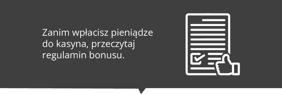 Bonusy z niskim depozytem - regulamin