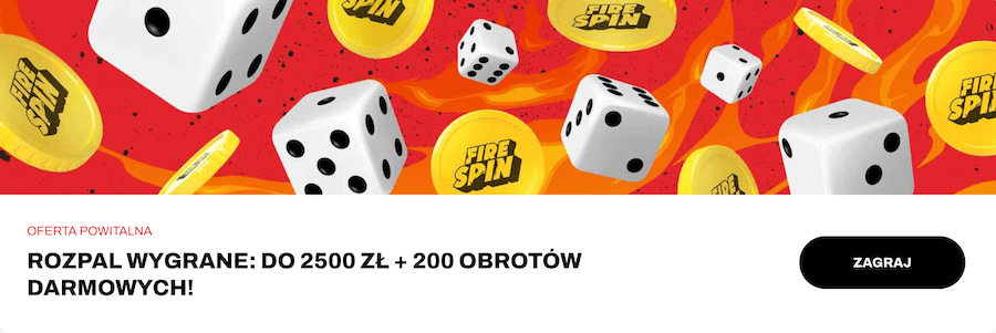 bonus powitalny w firespin