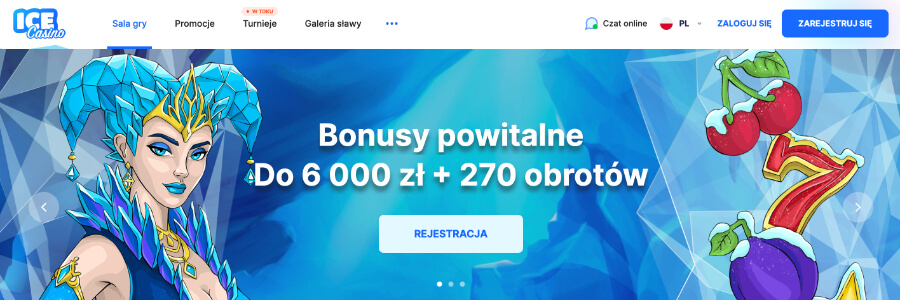 IceCasino - bonus powitalny