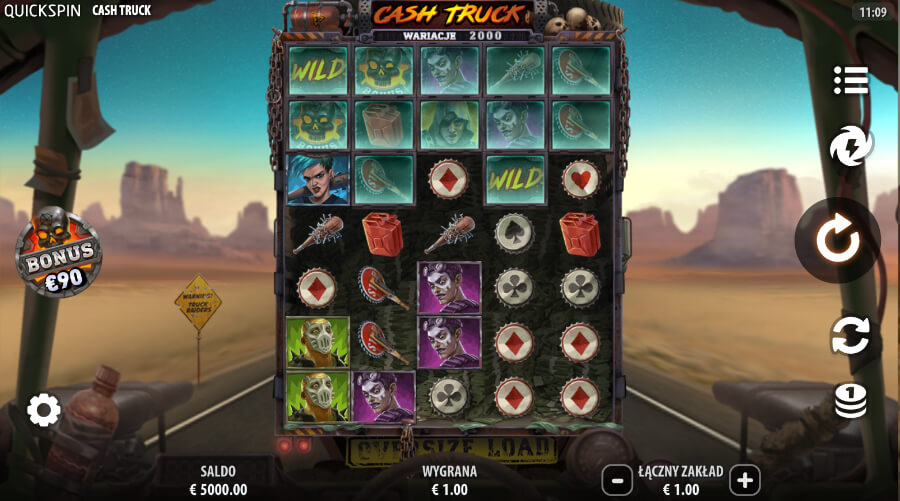Slot Cash Truck w kasynie ProntoBet