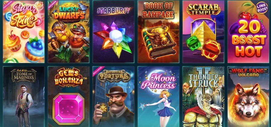 Sloty dostępne w Power Up Casino.
