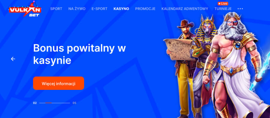 Bonus powitalny w Vulkan Bet