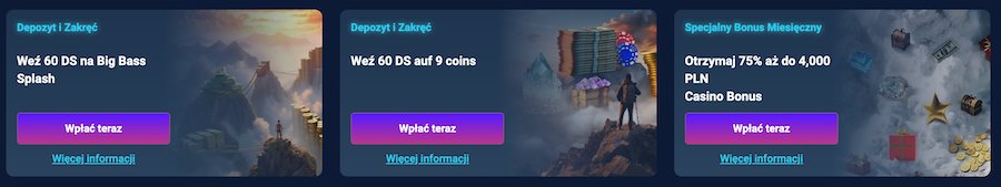 Bonusy w kasynie Wintopia.