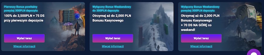 Bonusy w kasynie Wintopia.