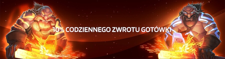 10% codziennego zwrotu gotówki w HappySpins.