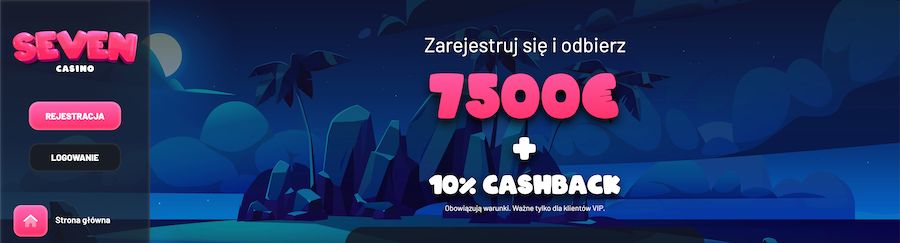 Bonus powitalny Seven Casino.