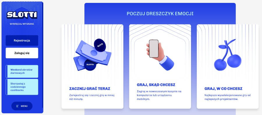 Slotti - dreszczyk emocji