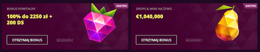 Promocje w Malina Casino.