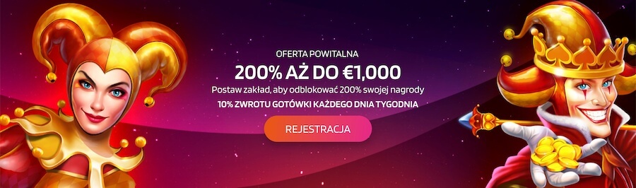 Bonus powitalny w kasynie HappySpins.