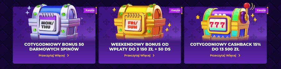 Promocje w kasynie Royal Game.