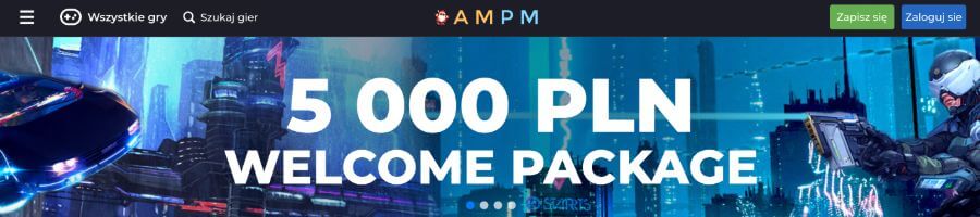 Pakiet powitalny w AMPM Casino