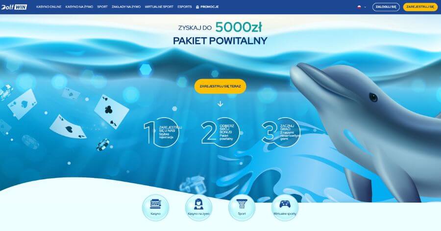 Strona główna kasyna Dolfwin
