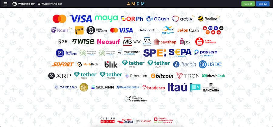 AMPM Casino platnosci