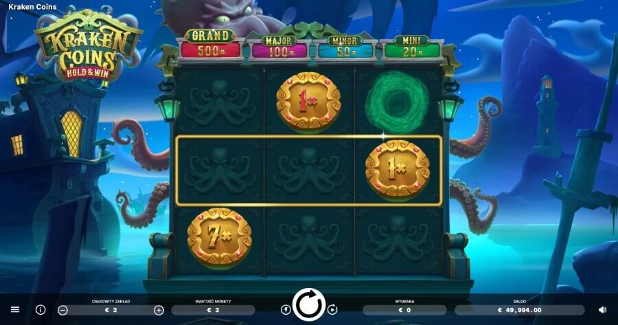 Magius Casino i slot Kraken Coins.